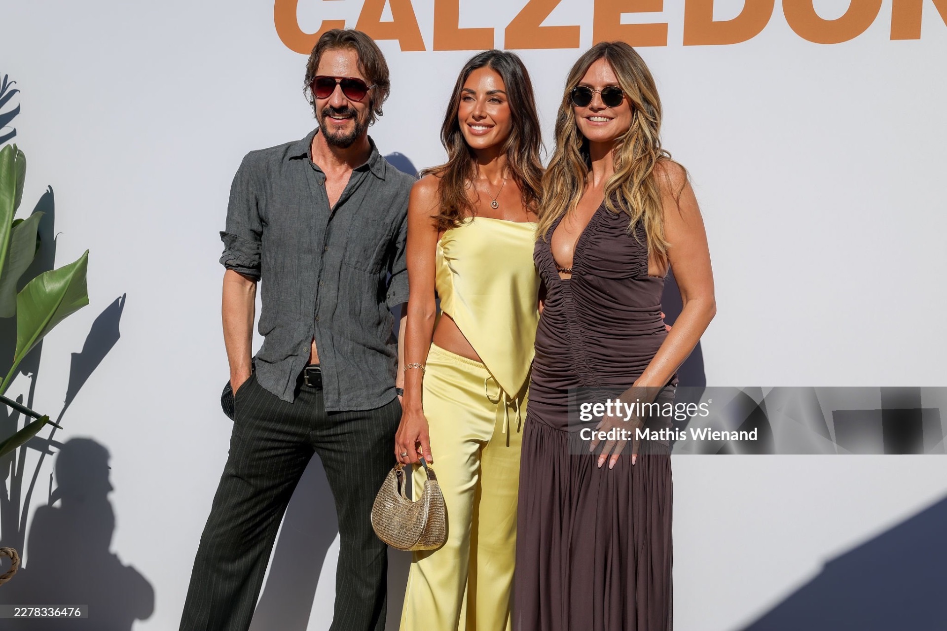 Jana Azizi at Calzedonia event with guests